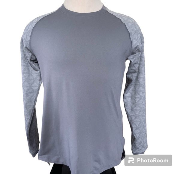 NIKE PRO Training Shirt Grey DriFit Moisture Wick Performance Size Large - Picture 1 of 10